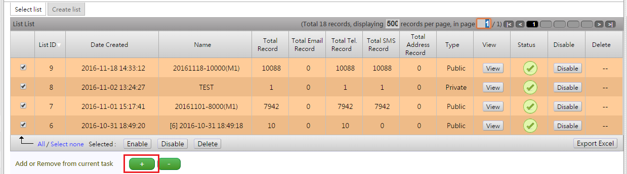 auto dialer add to dial list Red Apple Solutions